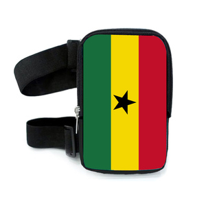 Vente en gros de sacs pour jambes avec logo personnalisé sac cuisse étanche avec drapeau des Caraïbes sac de carnaval avec drapeau de la République du Ghana - Product Image 1