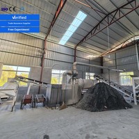 Sécheur à sable à trois tambours en acier inoxydable certifié CE, faible consommation de carburant, solution de séchage pour les mines et les carrières