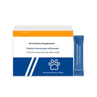 Lait en poudre de brebis pour animaux de compagnie de toutes les générations avec probiotiques pour chats et chiens, soutien immunitaire, santé intestinale et articulaire