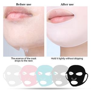 Masque en feuille d'hydrogel de glycérine en silicone de marque privée Anti-âge Nourrissant Soin du visage pour tous les types de peau Service OEM disponible - Product Image 4