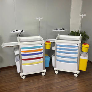 Peralatan troli medis rumah sakit BT-EY26 dengan papan Cpr troli tabrakan darurat rumah sakit warna troli resusitasi Medi - Product Image 5