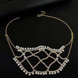 Masques en voile perlé pour femmes, cadeaux en maille, chaînes de mode, masque facial, masque de bal masqué, costume de fête, accessoires de visage <span class=keywords><strong>sexy</strong></span>, bijoux - Product Image 3