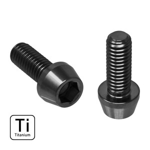 สลักเกลียวไทเทเนียม M6 x 16 มม. (2 ชิ้น) (สีดำ) - Product Image 1