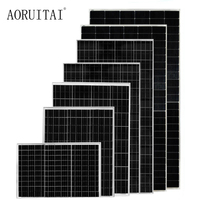 Panneau solaire photovoltaïque monocristallin 50W 60W 70W 80W 100W 110W 120W 150W 200W pour système solaire domestique