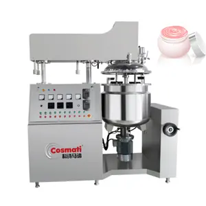 500l Hydraulic Type Cosmetics Lotion Cream Vacuum Emulsifying Mixer Ointment Making Machine