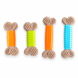 Juguete Masticable para Perros de TPR al por Mayor, en Forma de Hueso, para <span class=keywords><strong>Cachorros</strong></span>, Duradero, para Dientes, para Perros Pequeños y Medianos, con Logotipo Personalizado - Product Image 1