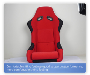 Sedili da Corsa Universali in Velluto Fornitura di Fabbrica per Auto e Simulatori Nuovi Regolabili - Product Image 2