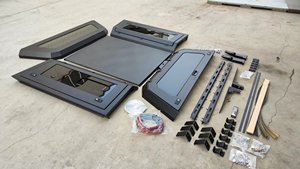 4x4 phụ kiện cơ thể <span class=keywords><strong>Kit</strong></span> tán cho TOYOTA cho Hilux pickups thép mạ kẽm nhôm xe tải tán Triton NP300 tương thích - Product Image 5