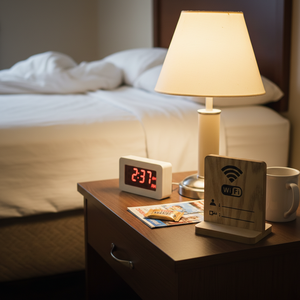 Soporte de madera para letreros de nombres de alimentos para mesas de restaurante, adecuado para cocina - Product Image 3
