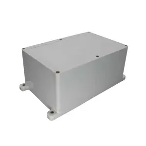 Grey ABS Weatherproof Outdoor Universal Junction Box With Frange IP65 Waterproof Plastic Enclosure For Electrical Project