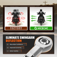 Support de stabilisateur de bras oscillant NICECNC pour Harley Dyna CVO Fat Bob FXDFSE2 Switchback FLD Street Bob EFI FXDBI