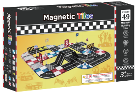 Juego <span class=keywords><strong>de</strong></span> Pistas Magnéticas con Señales <span class=keywords><strong>de</strong></span> Tráfico, Juguetes Educativos STEM <span class=keywords><strong>de</strong></span> Construcción <span class=keywords><strong>de</strong></span> Carreteras Magnéticas para Niños <span class=keywords><strong>de</strong></span> 3+ Años - Product Image 3