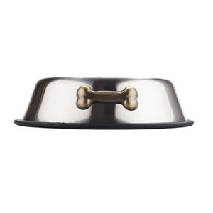 Grosir Aksesori Hewan Peliharaan Mangkuk Makan Anjing Pengumpan Stainless Steel Antiselip - Product Image 4