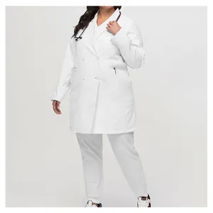 白衣男性女性看護師制服医療デザインドクター白衣