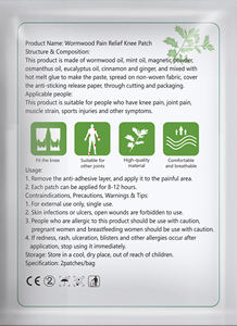 Adesivo Médico Natural de Artemísia MDT Classe II para Joelho, Aromático, Resolvente de Umidade, Extra Forte, Ação Rápida contra Dor - Product Image 5