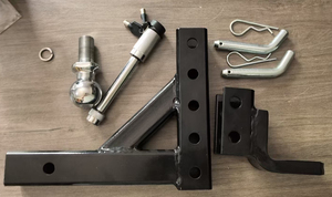 Nuevo Kit de Soporte de <span class=keywords><strong>Bola</strong></span> de <span class=keywords><strong>Remolque</strong></span> Ajustable de Alta Resistencia 6000 LBS con Refuerzo de 5 Orificios para Barra de <span class=keywords><strong>Remolque</strong></span> de 2 Pulgadas (Clase de Receptor) - Product Image 4