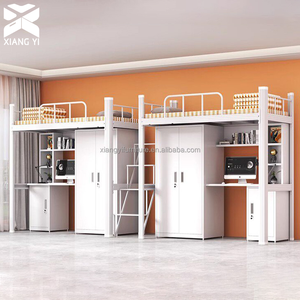 <span class=keywords><strong>Lit</strong></span> <span class=keywords><strong>superposé</strong></span> moderne à deux étages, dortoir scolaire, chambre à coucher, salon, appartement - Lits de dortoir en gros, lits doubles - Product Image 3