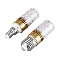 Ampoule à LED à spectre complet, lampe à bougie de maïs Ra90 Indice de rendu des couleurs élevé E27 E14 Anti-lumière bleue 110V/220V 12W 16W 3 couleurs