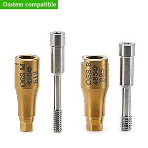 Scanbody Titanium Kompatibel Osstem untuk Implan Gigi CAD/CAM Impresi Digital 3Shape Exocad Scanner OEM ODM Stok Pabrik - Product Image 1