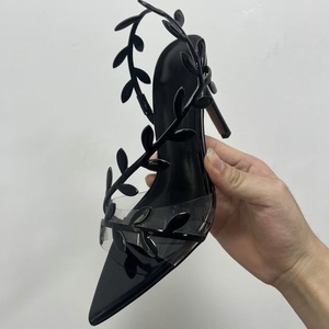 Metal Trendy Fashion Rose Gold Sole Sandals 2025 New Arrival <b>Shoes</b> Woman Heels for Women - Product Image 2