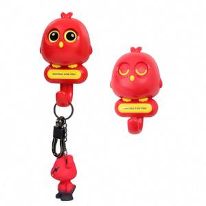 Cross-border creativo parpadeo sin costuras dormitorio porche pared ropa armario escombros decoración pájaro ganchos - Product Image 6