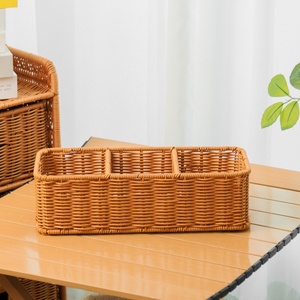 <span class=keywords><strong>2025</strong></span> nóng bán Chất lượng cao lớp dệt giỏ làm bằng công ty bền PP mây nhựa hình chữ nhật hình dạng - Product Image 2