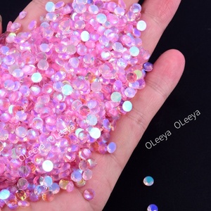 Oleeya – Strass en vrac de haute qualité A3, cristaux plats Aurora transparents pour accessoires de nail art DIY - Product Image 3