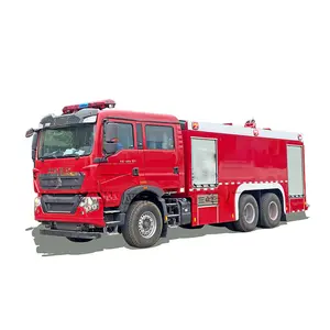 China SINOTRUK HOWO new or used automatic 6*4 12 ton water tank fire fighting truck with low price