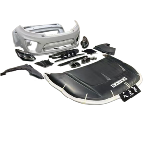Pour <span class=keywords><strong>Range</strong></span> <span class=keywords><strong>Rover</strong></span> <span class=keywords><strong>Evoque</strong></span> L538 (modèles 2012-2018) – Kit de mise à niveau du capot avant en fibre de verre et support de radiateur (découpe nécessaire) - Product Image 1
