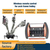 Mando hidráulico , válvula direccional de 4 palancas, kits de control remoto inteligente de radio de grúa de camión