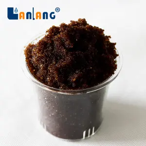 China Exporter TC008B Gel Type Strong Acid Cation Ion Exchange Resin With Black Color