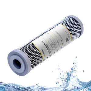Filtro dell'acqua del fornitore della cina 5 Micron 10 pollici purificatore macchina filtro per acqua potabile cartucce di blocchi di carbonio per sistema RO