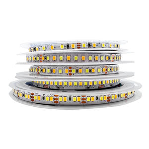 Venta caliente Flexible IP20 CCT <span class=keywords><strong>2835</strong></span> SMD Tira de luces LED de dos colores 3000K 6500K 60 192 240Leds 12V 24V Tira de luces LED - Product Image 1
