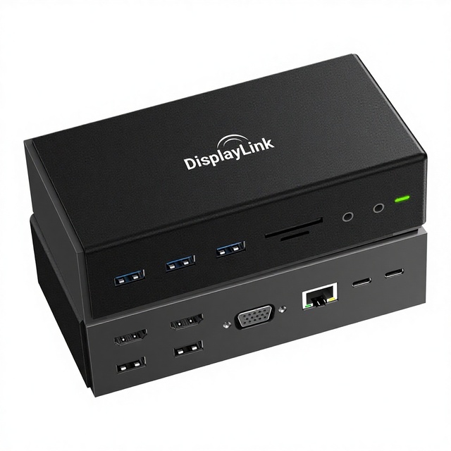 Type-C Docking Station DisplayLink Multi-Screen Extender USB Hub for High-Definition Screen Projection 100W Stock 10+ Ports