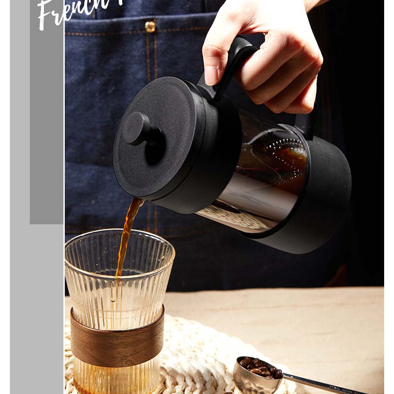 Best Verkopende Franse Pers Koffie/Thee Maker, Camping Mini Koffie Franse Pers Koffiezetapparaat