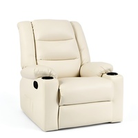 Fauteuil inclinable électrique en cuir moderne pour salon, fournisseur d'exportation, distributeur et revendeur