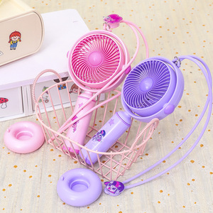 Ventilateur de cou portable avec base, angle réglable, batterie rechargeable, moteur DC 5W, commande par bouton, pour usage intérieur et extérieur - Product Image 4