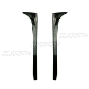 สปอยเลอร์ข้างกระจกหลังรถยนต์สีดำเงา 2 ชิ้น สำหรับ Volkswagen Golf 7 MK7 Rline 2014-2018 อุปกรณ์ตกแต่งรถยนต์ - Product Image 2