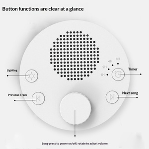4-Mode <b>Timer</b> White Noise Machine with Night <b>Light</b>, Portable 800mAh Rechargeable Sound Sleep Aid for Home, Baby, Travel - Product Image 5