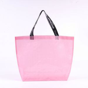 Sacs d'épicerie en gros personnalisés avec logo imprimé, sacs de courses en PP tissé laminé écologiques - Product Image 2