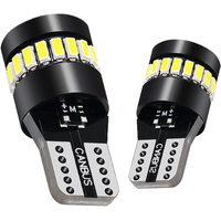 Falconsight W5Wr T10 194 SMD LED Ampoule Blanc pour Voiture Intérieur Lumière Plaque D'immatriculation Kit Nouveau 3014 CC
