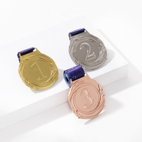 Médaille numérique universelle en alliage de zinc pour événements sportifs, marathon, artisanat métallique, médaille d'honneur or, argent, bronze, plaque commémorative