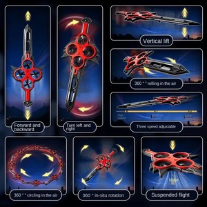 71 सेमी फ्लाइंग तलवार ड्रोन 6-चैनल हैंड-फ्री मोशन सेंसिंग <span class=keywords><strong>rc</strong></span> खिलौना ब्रशलेस मोटर 80 मीटर रेंज बाधा परिवर्जन बैटरी - Product Image 5