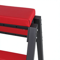 Chaise de Contrainte Professionnelle en Acier Carbone Rembourrée pour BDSM, Ajustable, Aide à la Position Intime et au Bien-être, Mobilier
