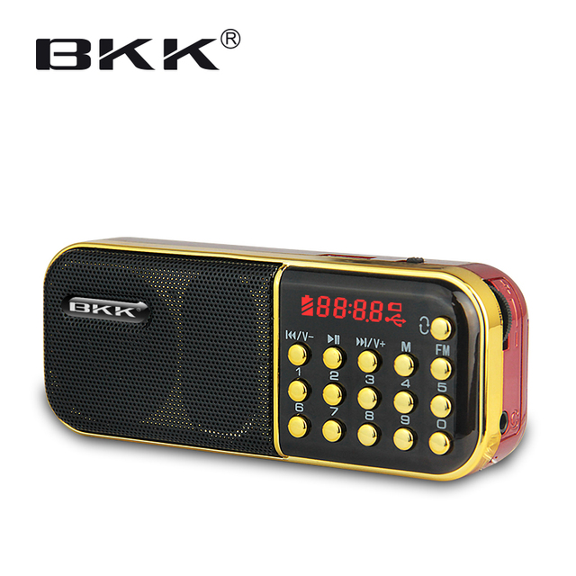 Small Speaker Large Volume Portable Mini Audio Music Player TF Card Listening Machine FM Radio