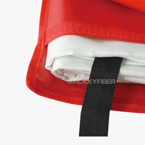 * 430GSM белый цвет Стекловолоконная ткань аварийные огнеупорные противопожарные одеяла для кухни и дома - Product Image 4