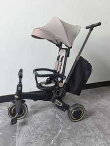 <span class=keywords><strong>Triciclo</strong></span> <span class=keywords><strong>Plegable</strong></span> para Niños con Control Parental, <span class=keywords><strong>Triciclo</strong></span> Infantil de 3 Ruedas con Marco de Fibra de Vidrio de Lujo, 5 en 1 con Parasol - Product Image 4