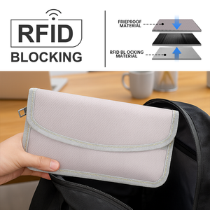 Sac Faraday pour bloquer les signaux GPS et RFID, protection contre le suivi et l'espionnage, protection de la vie privée, imperméable et ignifuge - Product Image 5