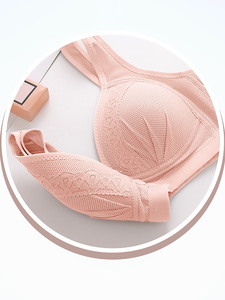 Soutien-gorge d'allaitement à fermeture avant grande taille, soutien-gorge de maternité respirant en maille pour l'allaitement, soutien-gorge sans armatures 95% nylon S-XXL - Product Image 6