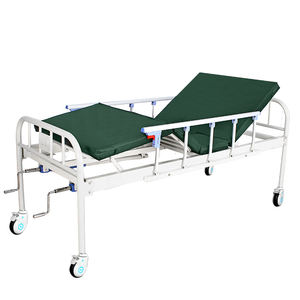 Cama de Hospitalización médica moderna, cabecero de hierro, respaldo ajustable de 2 manivelas y reposapiernas - Product Image 5